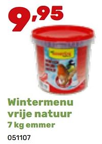 Wintermenu vrije natuur-Benelux