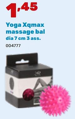 Promoties Yoga xqmax massage bal - Yoga - Geldig van 19/02/2024 tot 30/03/2024 bij Happyland