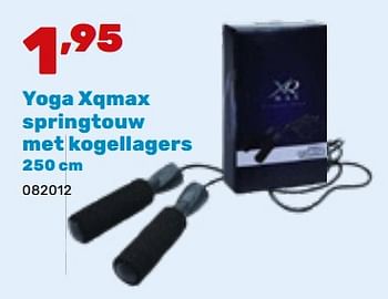 Promoties Yoga xqmax springtouw met kogellagers - Yoga - Geldig van 19/02/2024 tot 30/03/2024 bij Happyland