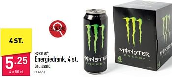 Promoties Energiedrank - Monster - Geldig van 26/02/2024 tot 02/03/2024 bij Aldi