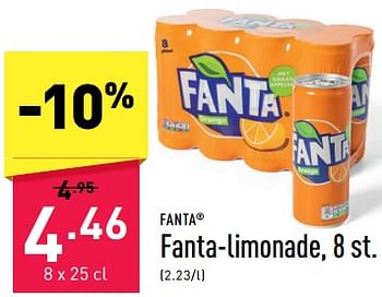 Promoties Fanta-limonade - Fanta - Geldig van 26/02/2024 tot 02/03/2024 bij Aldi