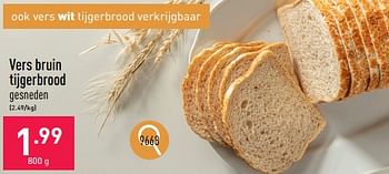 Promoties Vers bruin tijgerbrood - Huismerk - Aldi - Geldig van 26/02/2024 tot 02/03/2024 bij Aldi