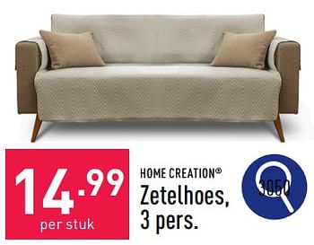 Promoties Zetelhoes - HOME CREATION - Geldig van 26/02/2024 tot 02/03/2024 bij Aldi