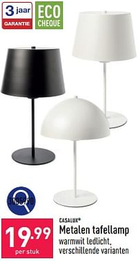 Metalen tafellamp-Casalux