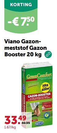 Promoties Viano gazonmeststof gazon booster - Viano - Geldig van 28/02/2024 tot 10/03/2024 bij Aveve