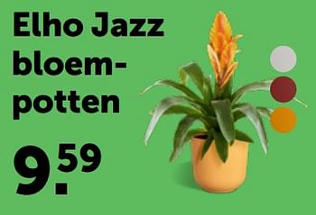 Promoties Elho jazz bloempotten - Elho - Geldig van 28/02/2024 tot 10/03/2024 bij Aveve