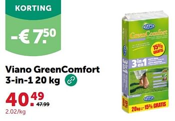 Promoties Viano greencomfort 3-in-1 - Viano - Geldig van 28/02/2024 tot 10/03/2024 bij Aveve