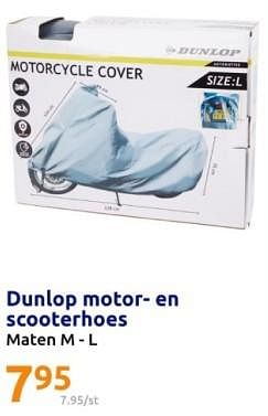 Promotions Dunlop motor en scooterhoes - Dunlop - Valide de 21/02/2024 à 27/02/2024 chez Action