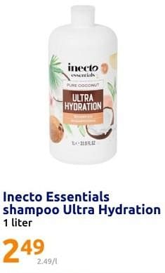 Promoties Inecto essentials shampoo ultra hydration - Inecto - Geldig van 21/02/2024 tot 27/02/2024 bij Action