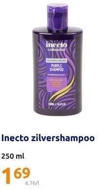 Promoties Inecto zilvershampoo - Inecto - Geldig van 21/02/2024 tot 27/02/2024 bij Action