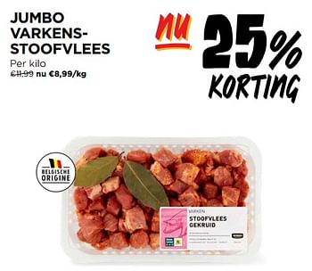 Promoties Jumbo varkensstoofvlees - Huismerk - Jumbo - Geldig van 21/02/2024 tot 27/02/2024 bij Jumbo
