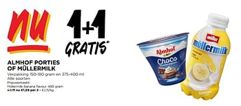 Promoties Müllermilk banana flavour - Huismerk - Jumbo - Geldig van 21/02/2024 tot 27/02/2024 bij Jumbo