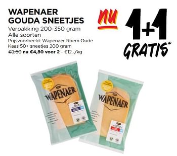 Promoties Wapenaer roem oude kaas 50+ sneetjes - Huismerk - Jumbo - Geldig van 21/02/2024 tot 27/02/2024 bij Jumbo