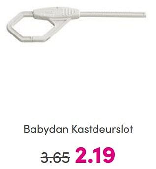 Promoties Babydan kastdeurslot - Babydan - Geldig van 19/02/2024 tot 26/02/2024 bij Baby & Tiener Megastore