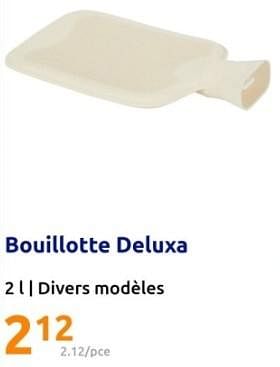 Promotions Bouillotte deluxa - Deluxa - Valide de 21/02/2024 à 27/02/2024 chez Action