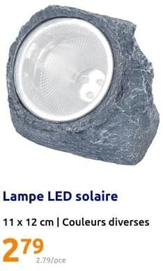 Promotions Lampe led solaire - Produit Maison - Action - Valide de 21/02/2024 à 27/02/2024 chez Action