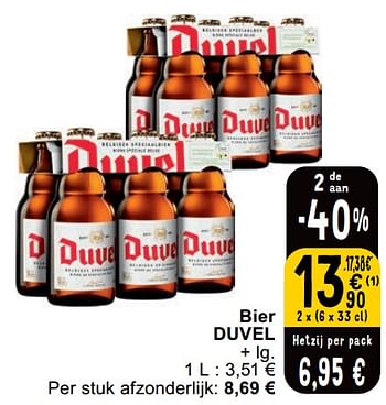 Promoties Bier duvel - Duvel - Geldig van 27/02/2024 tot 04/03/2024 bij Cora