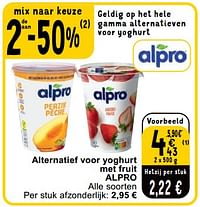 Alternatief voor yoghurt met fruit alpro-Alpro