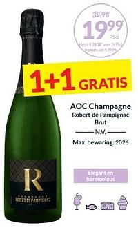 Aoc champagne robert de pampignac brut-Champagne