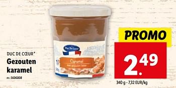 Promoties Gezouten karamel - Duc De Coeur - Geldig van 28/02/2024 tot 05/03/2024 bij Lidl