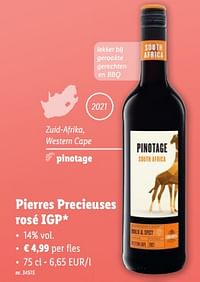 Pierres precieuses rosé igp-Rode wijnen