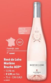 Rosé de loire marlène bruche aop-Rosé wijnen