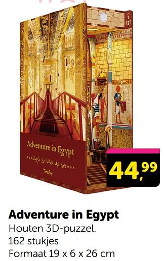 Promoties Adventure in egypt - Huismerk - Boekenvoordeel - Geldig van 24/02/2024 tot 02/03/2024 bij BoekenVoordeel