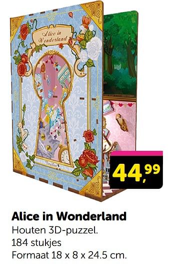 Promoties Alice in wonderland - Huismerk - Boekenvoordeel - Geldig van 24/02/2024 tot 02/03/2024 bij BoekenVoordeel