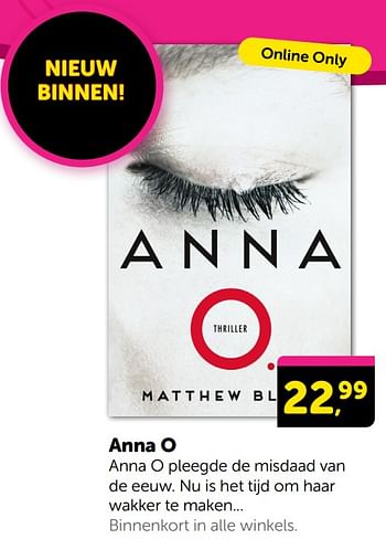 Promoties Anna o - Huismerk - Boekenvoordeel - Geldig van 24/02/2024 tot 02/03/2024 bij BoekenVoordeel
