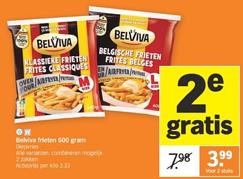 Promoties Belviva frieten - Belviva - Geldig van 26/02/2024 tot 03/03/2024 bij Albert Heijn