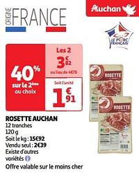 Rosette auchan-Huismerk - Auchan