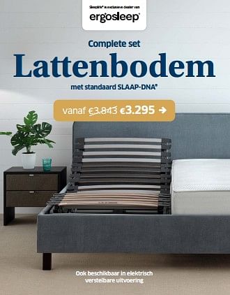 Promoties Lattenbodem met standaard slaap-dna - Huismerk - Sleeplife - Geldig van 01/03/2024 tot 09/03/2024 bij Sleeplife