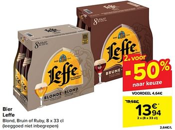 Promoties Bier leffe - Leffe - Geldig van 28/02/2024 tot 05/03/2024 bij Carrefour
