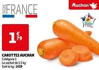 Carottes auchan-Huismerk - Auchan