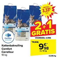 Kattenbakvulling comfort carrefour-Huismerk - Carrefour 