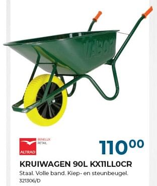 Promoties Kruiwagen kxtillocr - Altrad - Geldig van 22/02/2024 tot 31/03/2024 bij Group Meno
