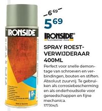 Spray roest verwiijderaar-Ironside
