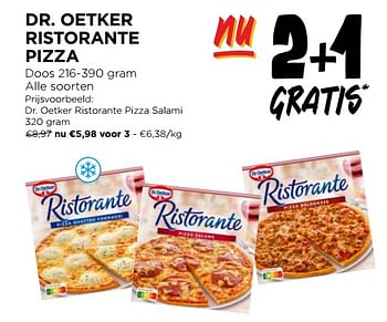 Promoties Dr. oetker ristorante pizza salami - Dr. Oetker - Geldig van 28/02/2024 tot 05/03/2024 bij Jumbo