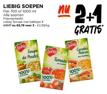 Promoties Liebig tomaat met balletjes - Liebig - Geldig van 28/02/2024 tot 05/03/2024 bij Jumbo
