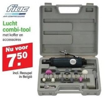 Promoties Fiac lucht combi-tool met koffer en sccossoies - Fiac - Geldig van 19/02/2024 tot 09/03/2024 bij Van Cranenbroek
