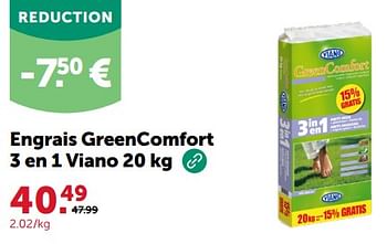 Promotions Engrais greencomfort 3 en 1 viano - Viano - Valide de 28/02/2024 à 10/03/2024 chez Aveve