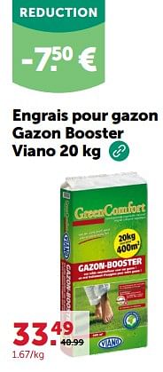 Promotions Engrais pour gazon gazon booster viano - Viano - Valide de 28/02/2024 à 10/03/2024 chez Aveve