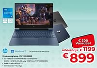 Promoties Hp victus gaming laptop ithp15fa1666nb - HP - Geldig van 26/02/2024 tot 31/03/2024 bij Exellent