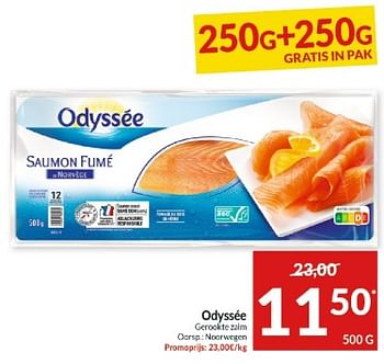 Promoties Odyssée gerookte zalm - Odyssee - Geldig van 27/02/2024 tot 03/03/2024 bij Intermarche
