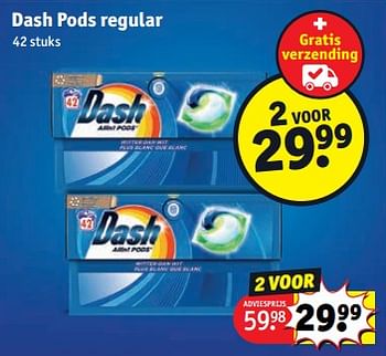 Promoties Dash pods regular - Dash - Geldig van 27/02/2024 tot 10/03/2024 bij Kruidvat
