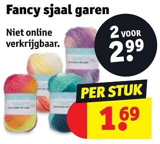 Promoties Fancy sjaal garen - Huismerk - Kruidvat - Geldig van 27/02/2024 tot 10/03/2024 bij Kruidvat