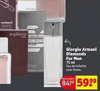 Promoties Giorgio armani diamonds for men eau de toilette voor heren - Giorgio Armani - Geldig van 27/02/2024 tot 10/03/2024 bij Kruidvat