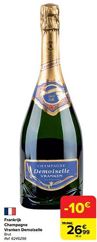 Frankrijk champagne vranken demoiselle-Champagne