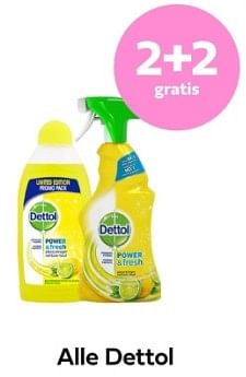 Promoties 2+2 gratis alle dettol - Dettol - Geldig van 26/02/2024 tot 03/03/2024 bij Plein