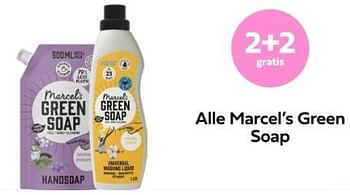 Promotions 2+2 gratis alle marcel’s green soap - Marcel's Green Soap - Valide de 26/02/2024 à 03/03/2024 chez Plein